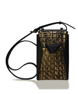 Seduzione V mini Belt  Bag - Gold Croco/Black [SALE 30%] 328,000 -&gt;229,600